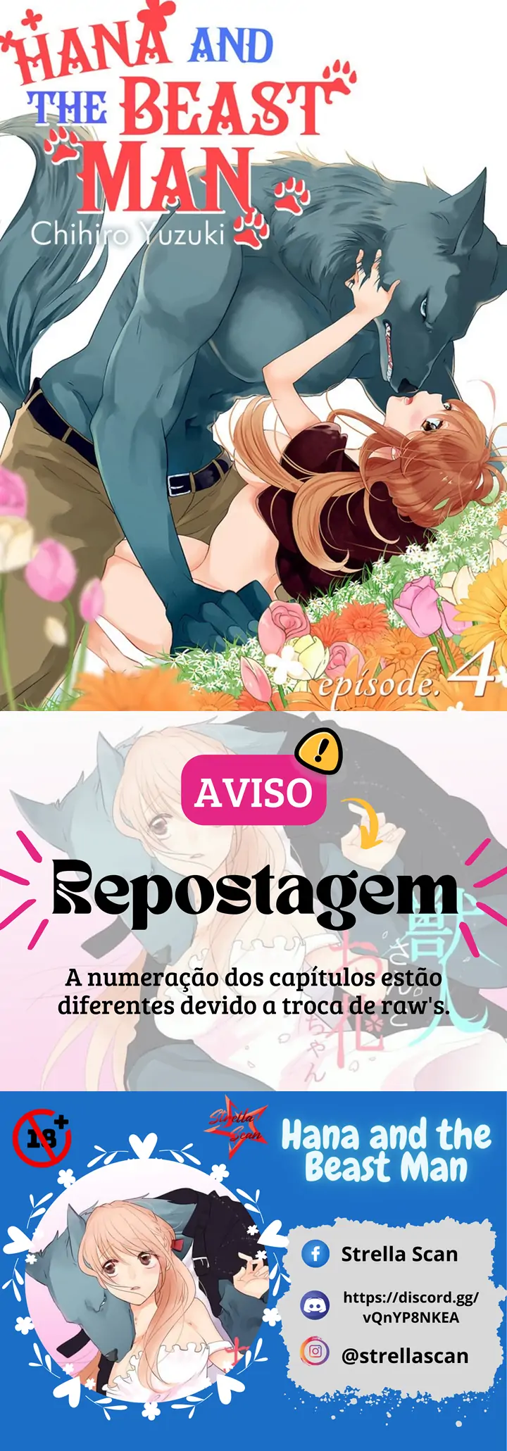 Hana e o Homem Fera +18 COLORIDO-Volume 1 Chapter 4